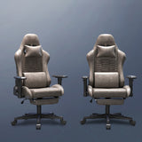 Lifting Adjustable Swivel Brown Gaming Chair for Home