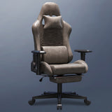 Lifting Adjustable Swivel Brown Gaming Chair for Home