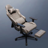 Lifting Adjustable Swivel Brown Gaming Chair for Home