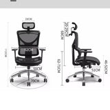 Ergonomic Home Office Chair with Adjustable Lumbar Support