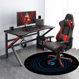 Blue Halo Pattern Gaming Chair Mat