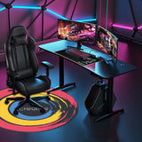 Colorful Pattern Round Gaming Chair Mat