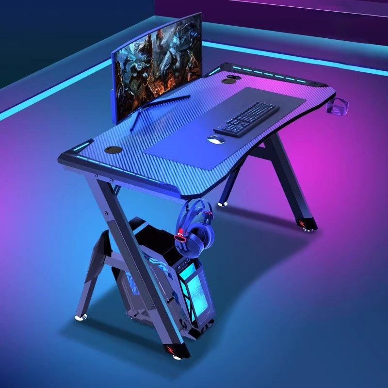 47-inch Gaming Desk with LED Lights