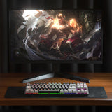 Gray Black LED Backlit Gaming Keyboard