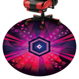 Colorful Shape Pattern Gaming Chair Mat