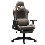 Lifting Adjustable Swivel Brown Gaming Chair for Home